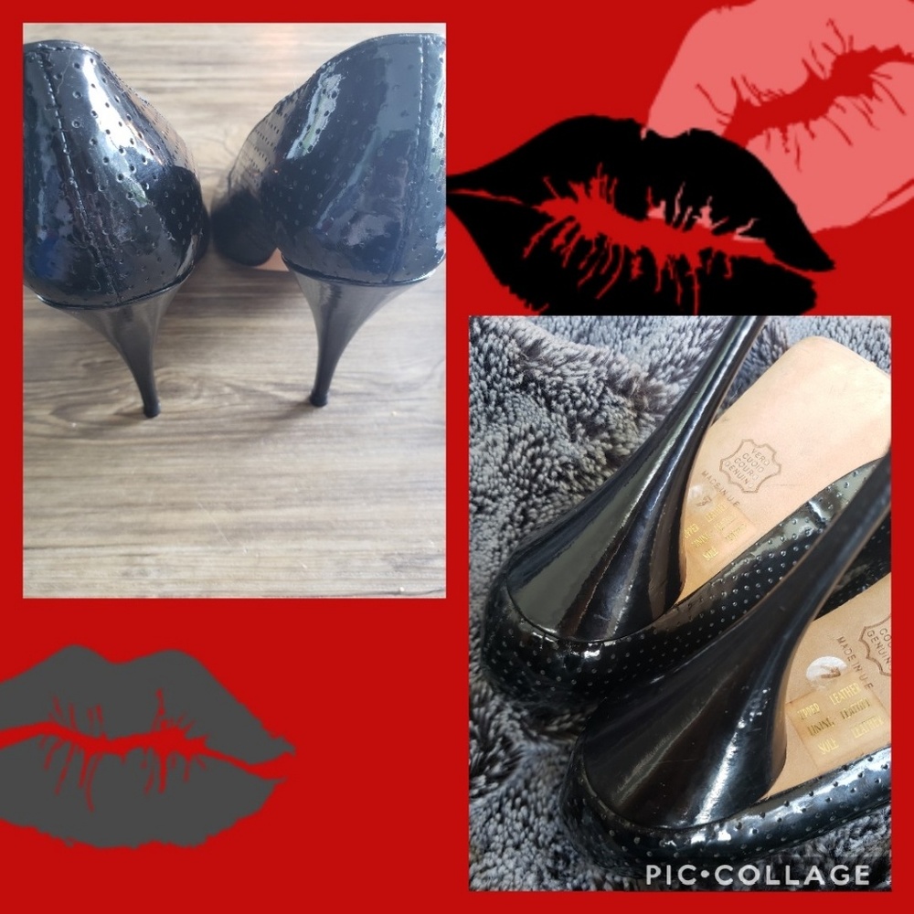 Agent Provocateur Perforated Leather Peep Toe - Picture 5 of 6